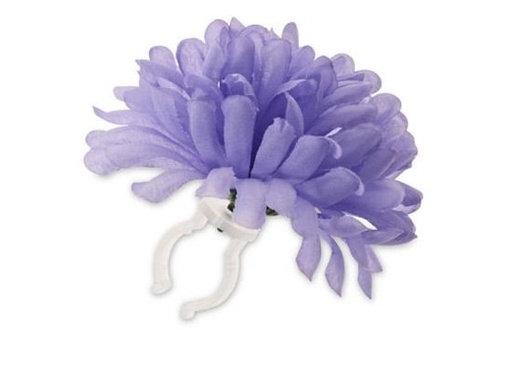 [1012930] Dahlia bloem met clip paars